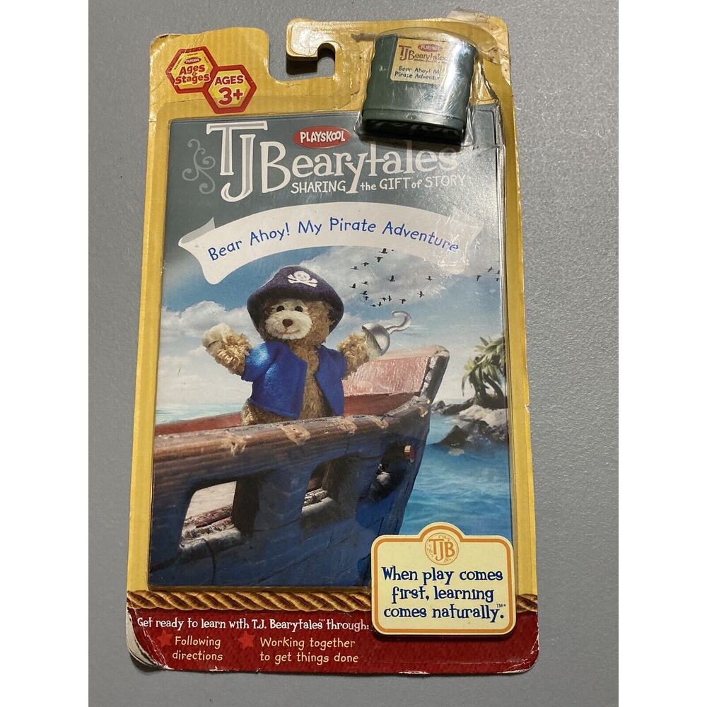 TJ Bearytales Hasbro Playskool Book & Cartridge Bear ahoy! My Pirate Adventure